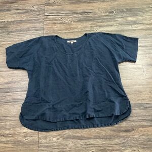 FLAX Linen Blouse Womens Sz L